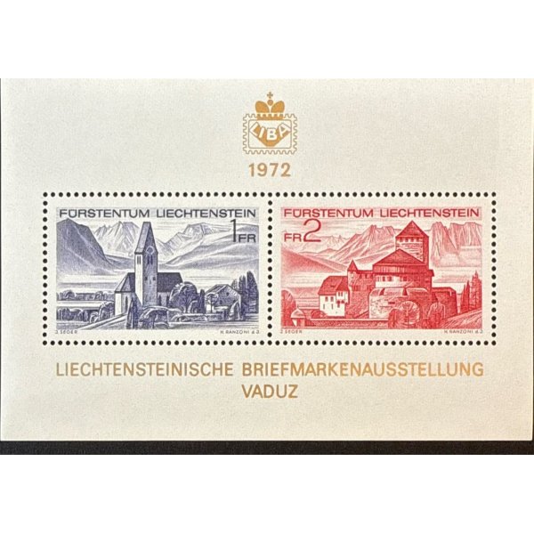 Liechtensteinische Briefmarkenausstellung Vaduz 1972 (LIBA 1972)