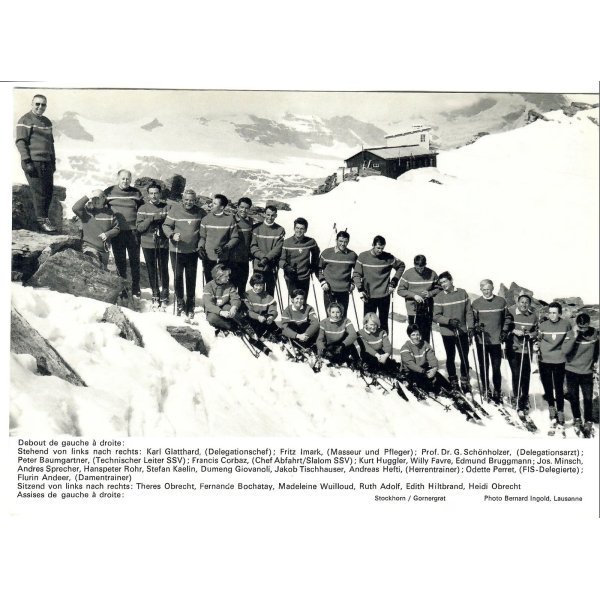 Schweiz/Chile Ski & Handschrift, 1960er, 4c–40c, gestempelt