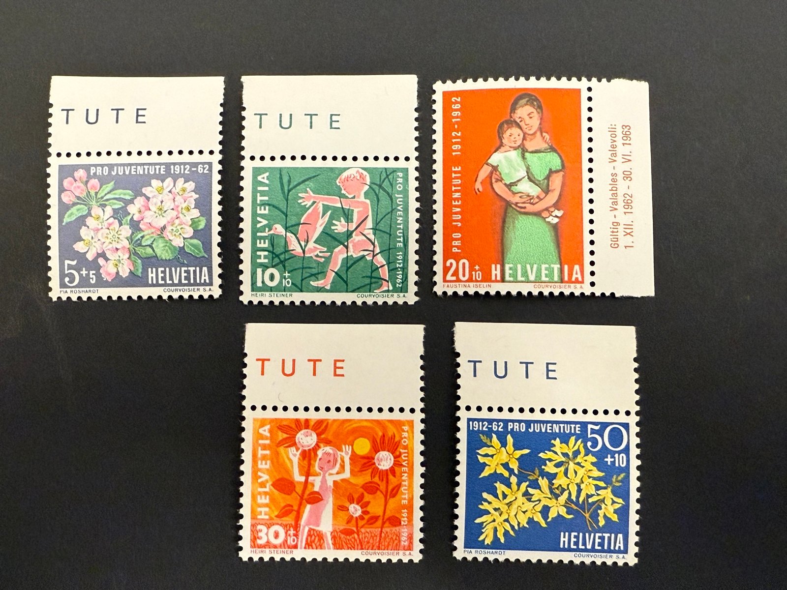 Schweiz Pro Juventute 1962 – TUTE Oberrand postfrisch