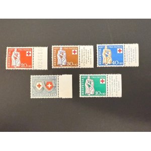 BM_1260_f.jpg Schweiz Pro Patria Helvetia 1957 10+10–40+10,