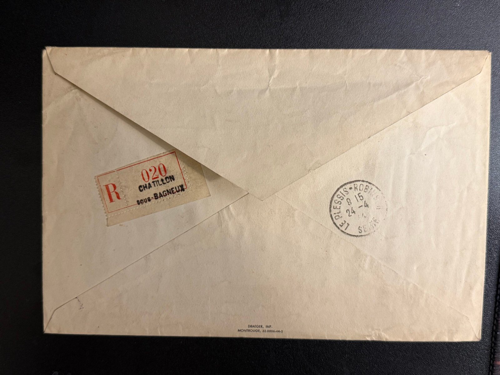 Frankreich 1944 – Philatelie Ausstellung Châtillon Beleg - Image 2