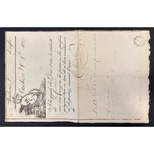 BM_0379_f.jpg Frankreich Faltbrief 1820, Wappenmotiv, ohne Nominale