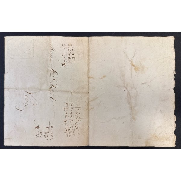 BM_0379_h.jpg Frankreich Faltbrief 1820, Wappenmotiv, ohne Nominale