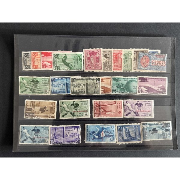 BM_1252_h-1.jpg Italienische Ägäisinseln: Fußball-WM, Lire/Cent, gest.