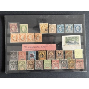 BM_1255_f-1.jpg France & French Colonies – Classic Used Stamp Lot (Cérès, Napoleon III, Colonies)