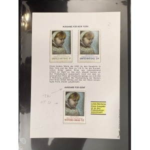 BM_1137_f.jpg UNO Genf 1969/70 Picasso, 8c 21c 1,10F, 30c gest.