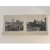 globalcollection.ch - Two-panel postcard of Barfüßerplatz; left shows an 18th‑century square with a church, trees and people, right shows Barfüßerplatz in 1932 with a large church and city buildings.