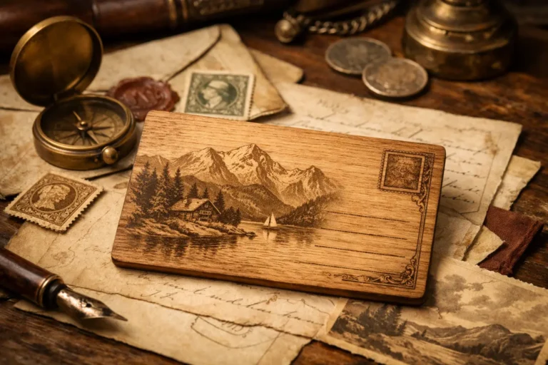 Holz Postkarte - klein, warm, unvergesslich - globalcollection.ch globalcollection.ch - Holz Postkarte - klein, warm, unvergesslich